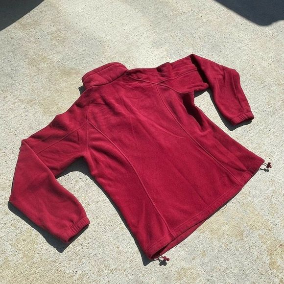 Columbia Women's Magenta Fleece Zip Up Size Large - Picture 5 of 11